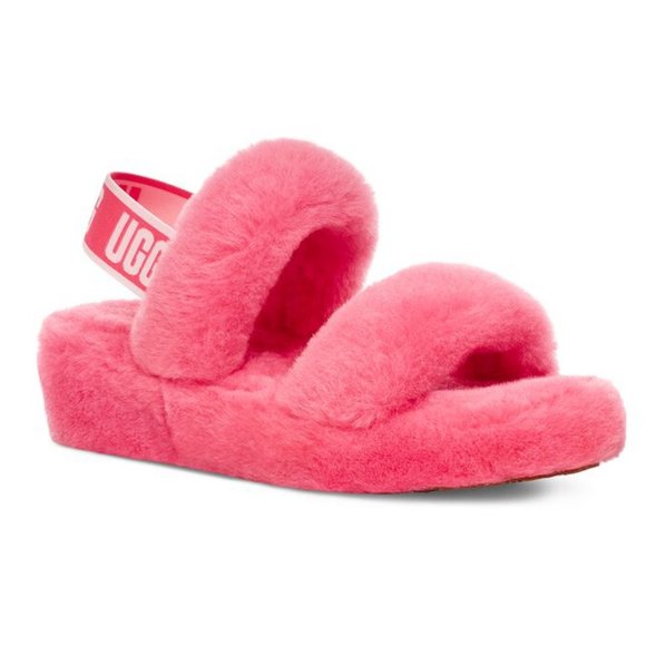 UGG Shoes - NIB UGG Australia Oh Yeah Sheepskin Slide Sorbet Pink US 8 AUTHENTIC